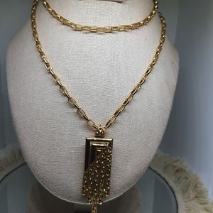 Monet Art Deco Necklace & Pendant